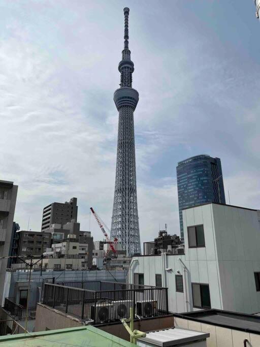 403 Oshiage Sta 3Mins Walk! Wi-Fi & Elevator 4Pax Tóquio Exterior foto