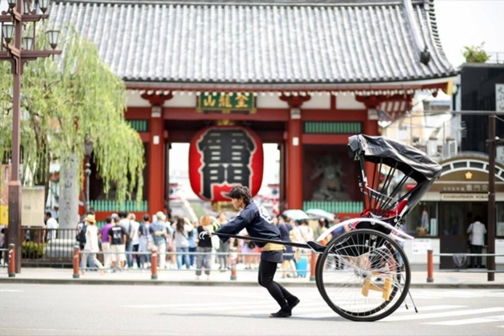 403 Oshiage Sta 3Mins Walk! Wi-Fi & Elevator 4Pax Tóquio Exterior foto