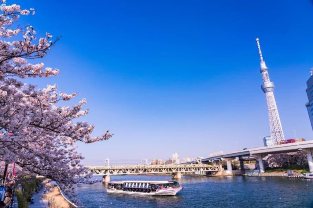 403 Oshiage Sta 3Mins Walk! Wi-Fi & Elevator 4Pax Tóquio Exterior foto